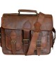 Vintage Genuine  Leather Briefcase Camera Lens DSLR Sony Canon Nikon Bag